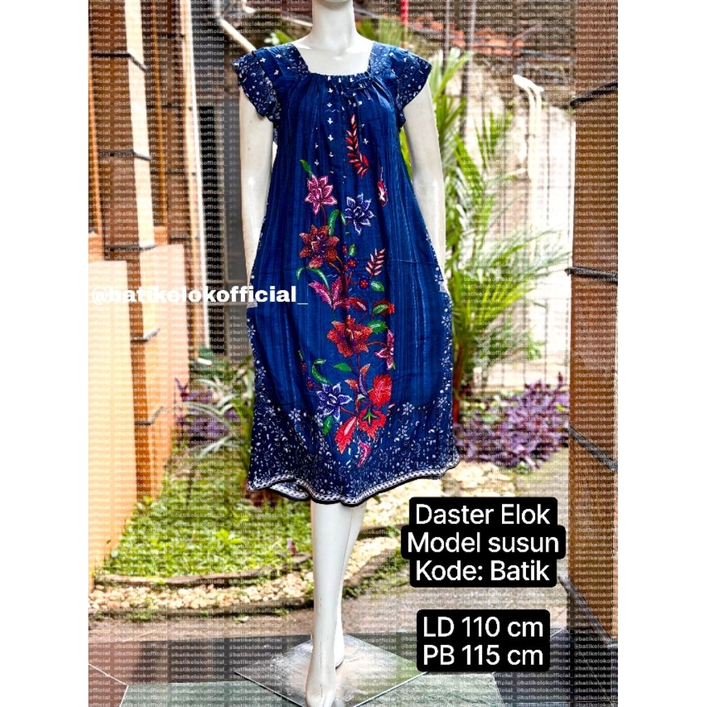 Daster Elok Tangan Susun Terbaru ( dst susun Elok)