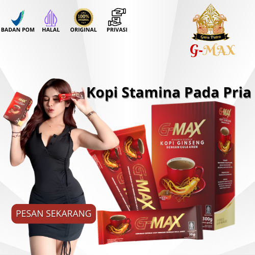 Kopi G-MAX Original Kopi Ginseng Kopi Stamina Pria Tahan Lama