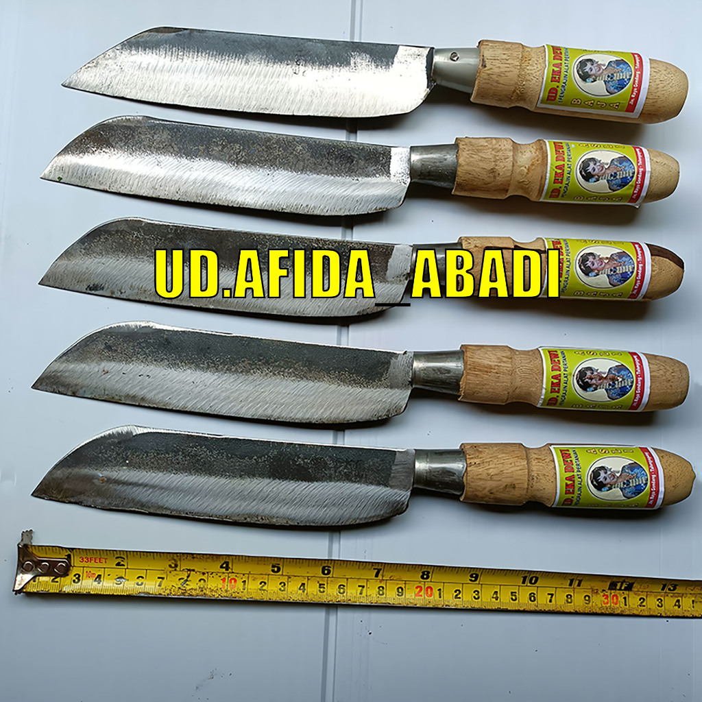 Pisau Dapur Bahan Baja super Tajam UD Eka Dewi