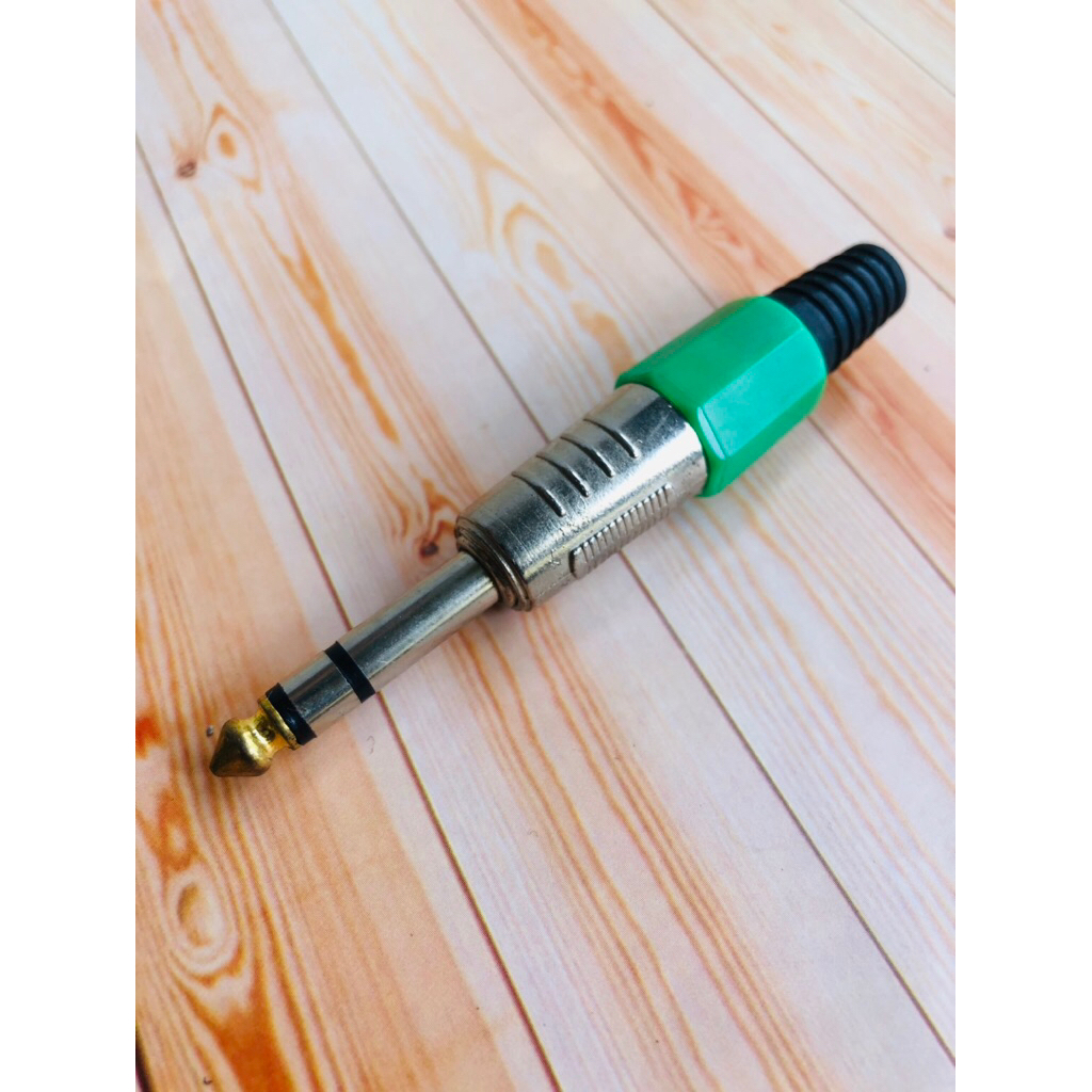 Jack Audio Stereo Besi Kuningan Asli – Original