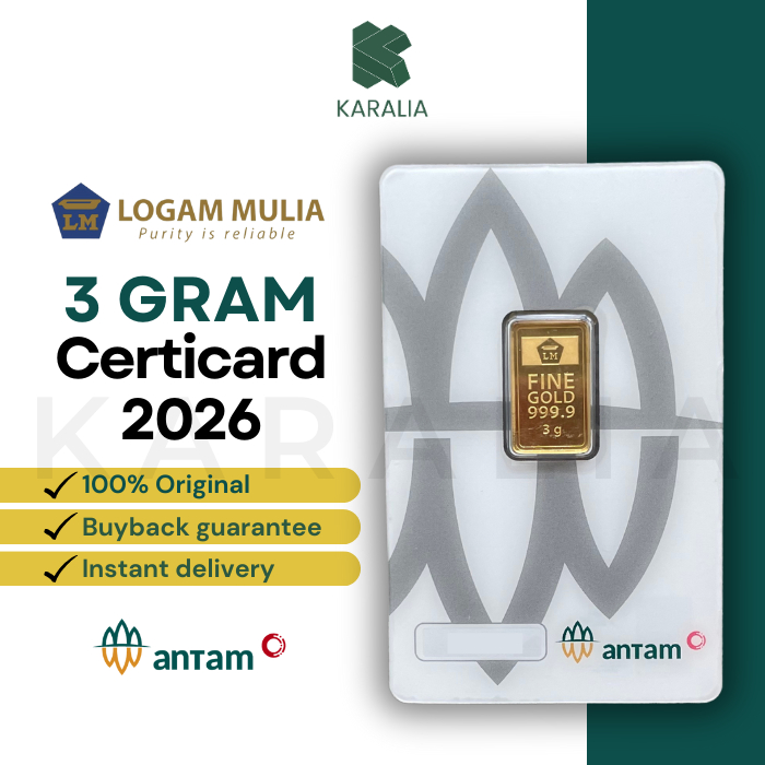 Antam Logam Mulia Emas Antam 3 Gram Emas Logam Mulia Antam 3 Gram