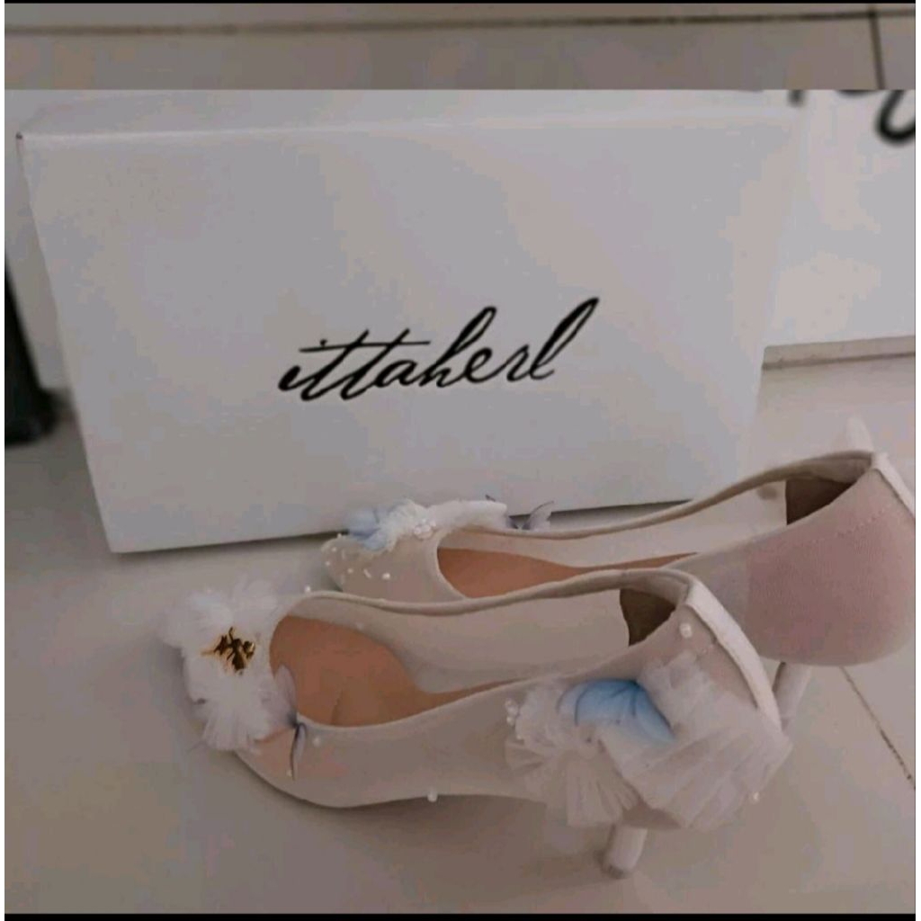 PL Ittaherl Katnis Marry Me Heels 60mm Sepatu Sandal wanita