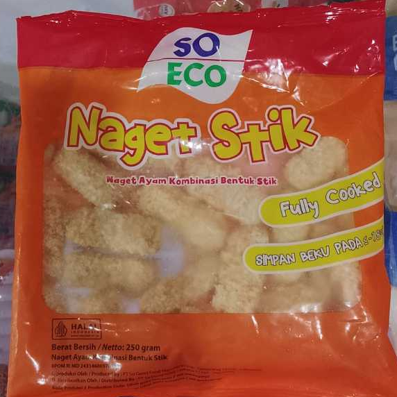 So Eco Chicken Nugget Stick 250gr (Murah)