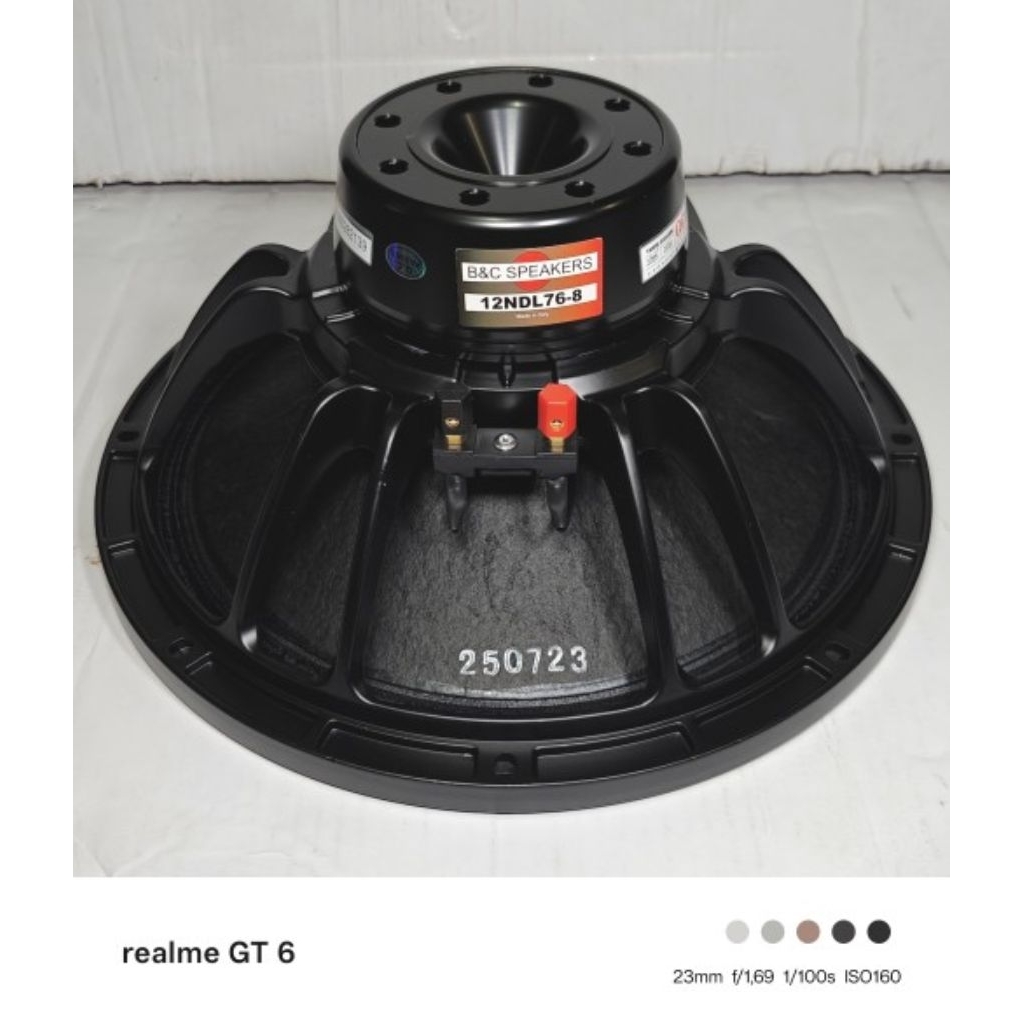 Komponen Speaker / 12 Inch / BNC 12NDL76-8 Neo Grade A / VC 3 IN / 12 NDL 76 12NDL NDL76 Neodymium /