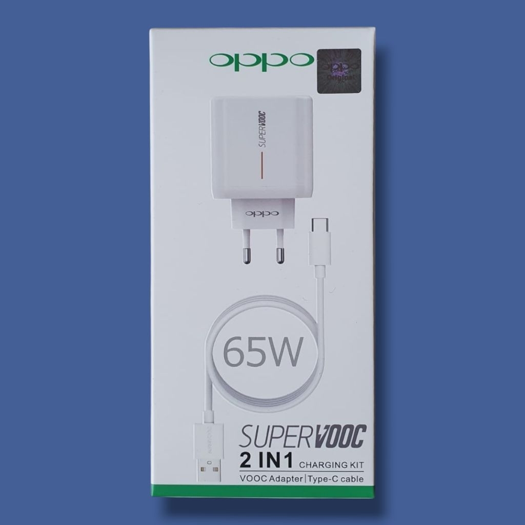 Charger Oppo 65W SuperVOOC Original/Casan Oppo 65W Original SuperVOOC/Adaptor Charger OPPO 65Watt Su