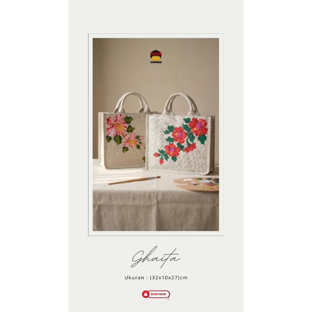 Tas Selempang / Slingbag Lukis Ghaita Goni Bag SHAGIDA • Souvenir & Oleh - oleh Khas Bali