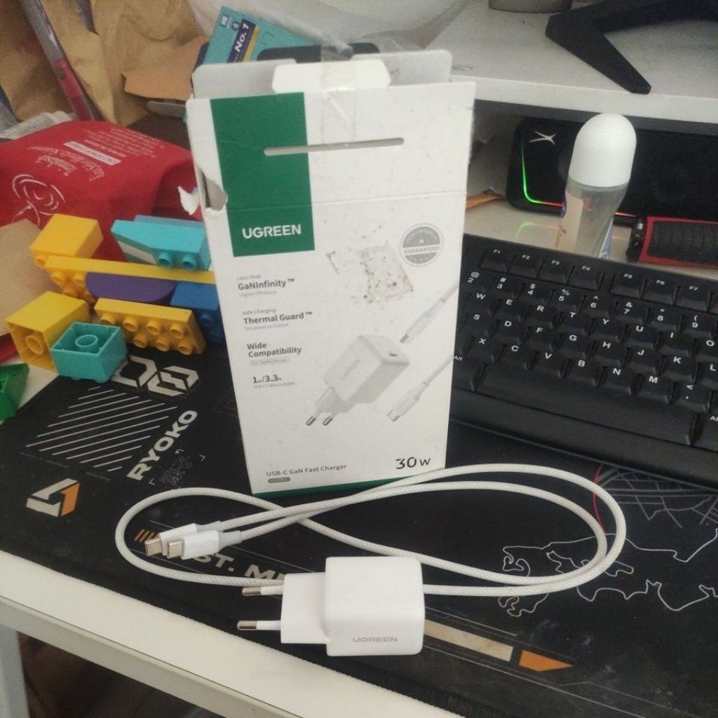ugreen adaptor + kabel 33w C to C
