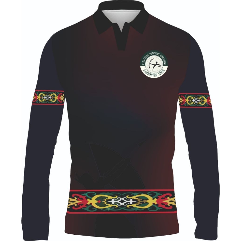 Jersey memanah lengan panjang/bebas custom desain