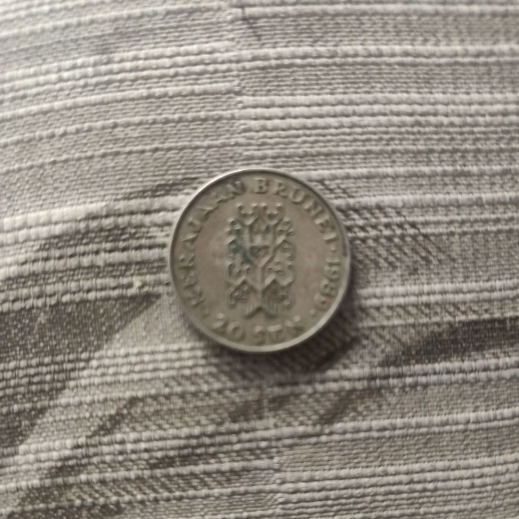 koin kuno kerajaan Brunai 1989