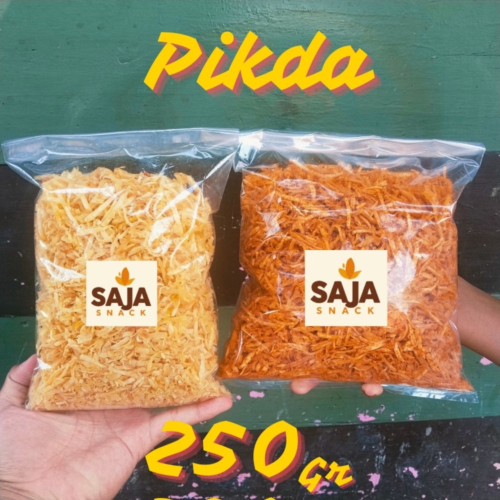 Kripik Singkong Pedas Gurih 250g | Pikda Singkong Asrud Pedas Gurih Jajanan Cemilan