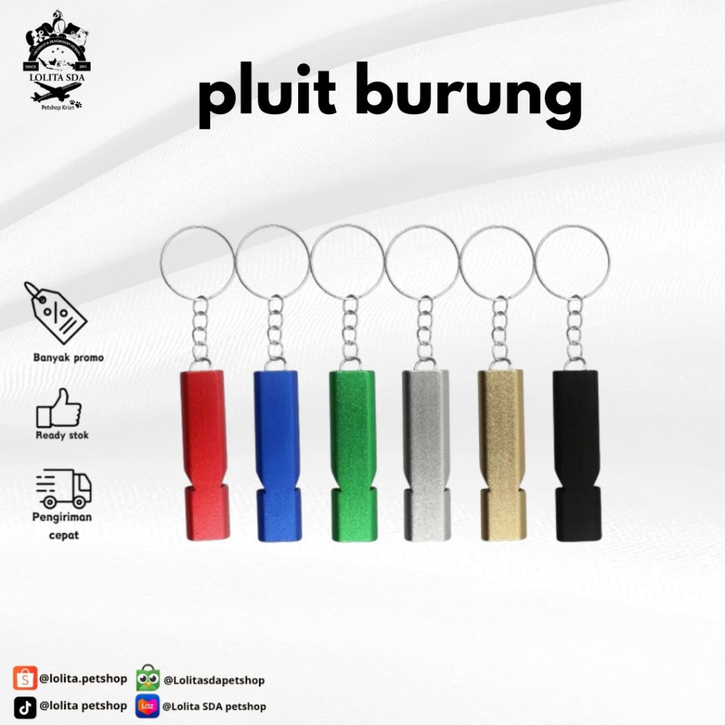 Pluit untuk penjinak burung / pluit penjinak burung murah