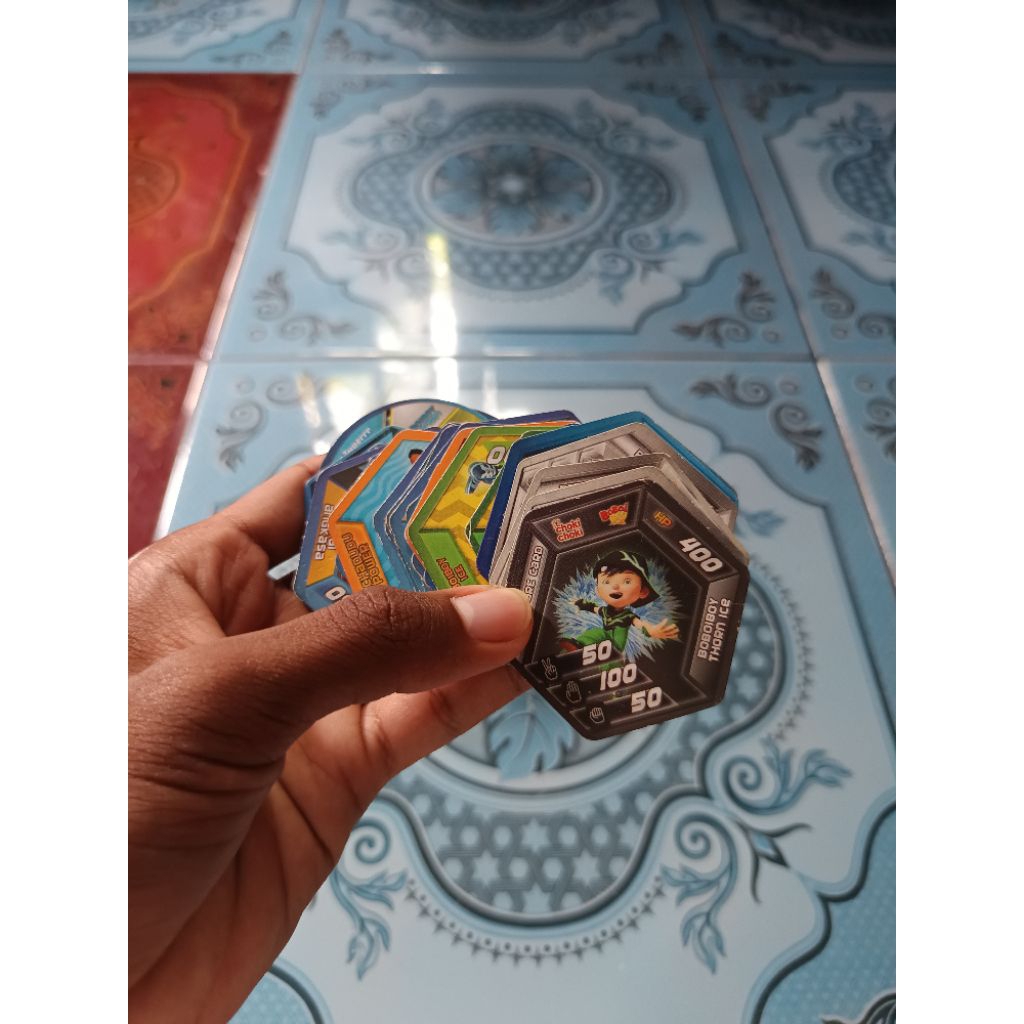 Kartu Choki Choki Boboiboy & Choki Choki/Zupperrr Keju Boboiboy Galaxy