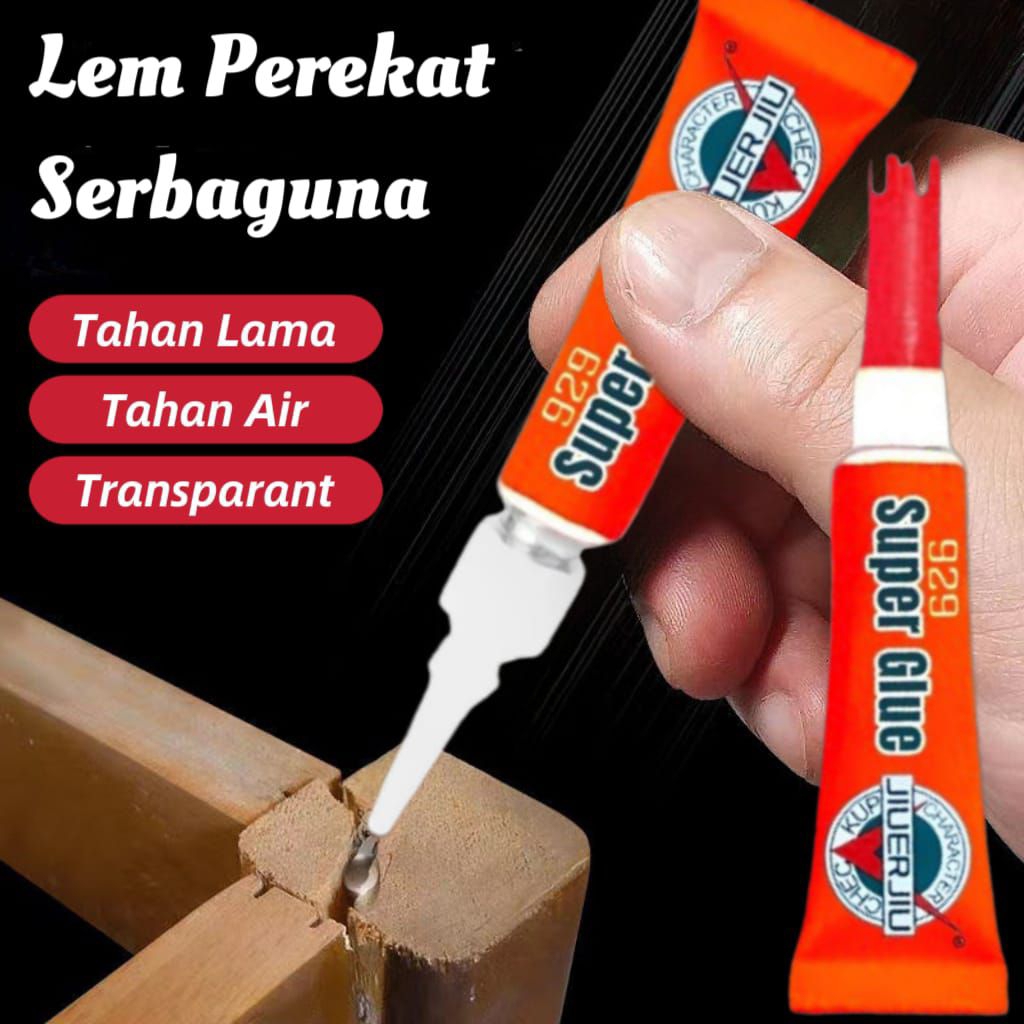 Lem Super Glue Serbaguna Lem Besi Kayu Kramik Karet Aquarium