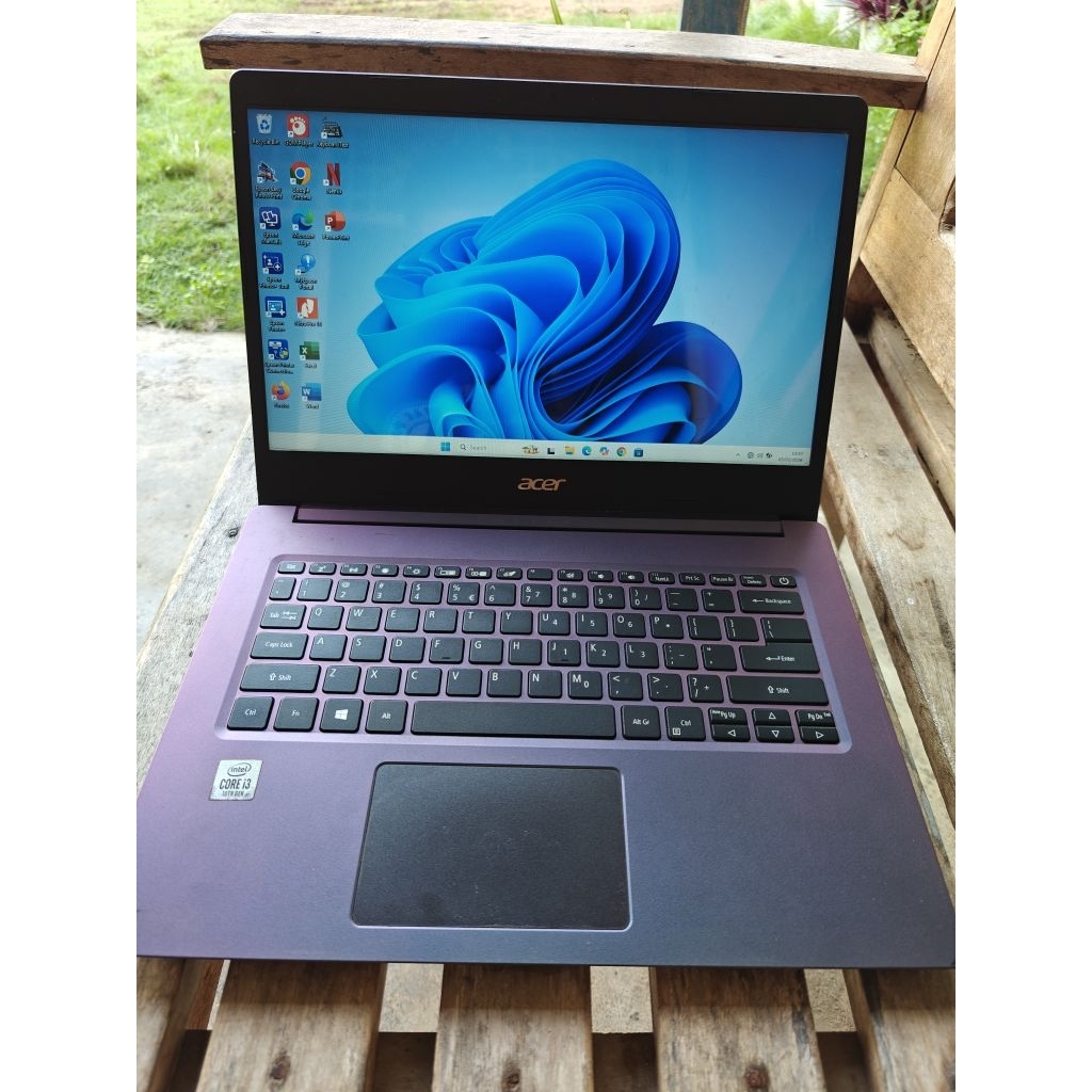 Laptop Acer N19H2 Intel core i3 gen 10 RAM 8 GB SSD 512 GB