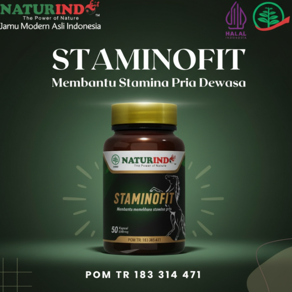 Staminofit  Daya  Tahan Tubuh  Dan Stamina Pria Naturindo
