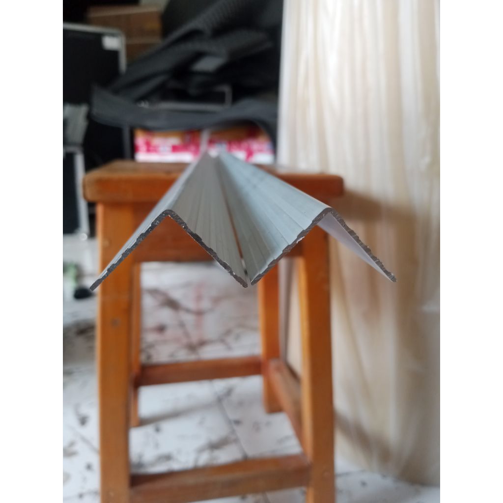 Siku Aluminium Lis L / LIS L  Aluminium Hardcase book kofer, Panjang 100 cm Lebar 3 cm