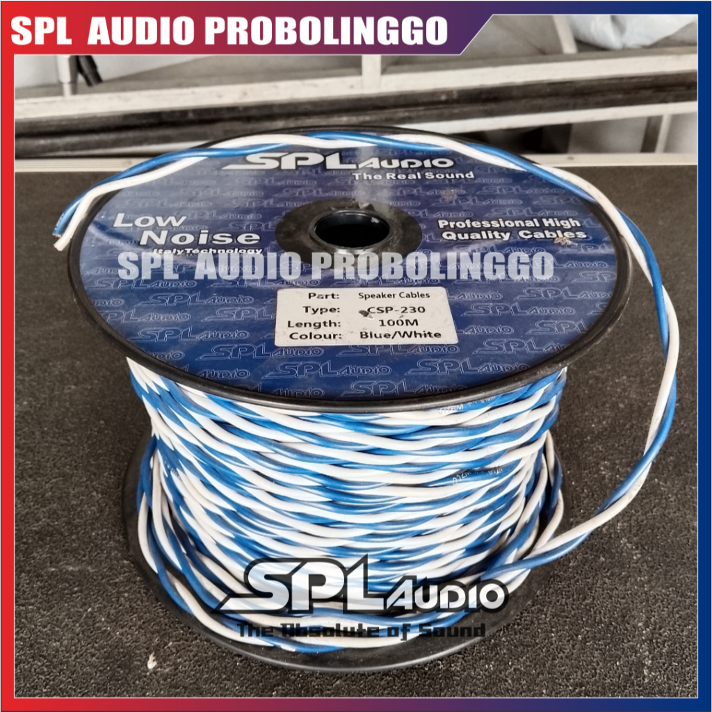 SPL Audio Kabel Speaker Kepang dalam Box CSP-230 harga per meter