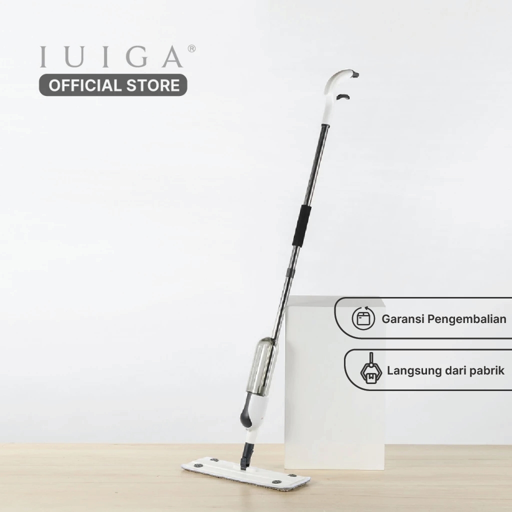 IUIGA Microfiber Spray Mop - Pel Semprot Microfiber – Mop Spray Minimalis untuk Lantai Bersih & Kila