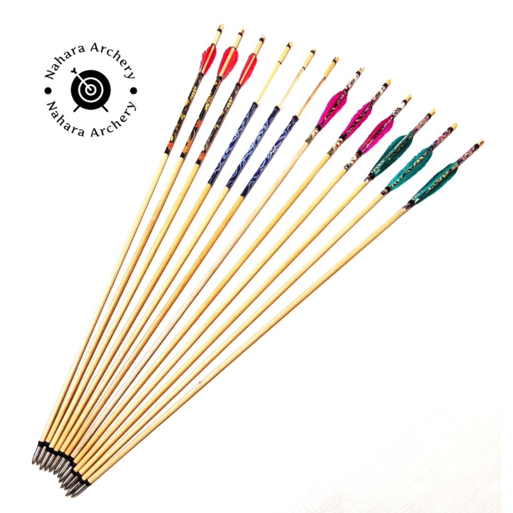 Arrow Dewasa Ramin Vanes Entok Batik Stiker / 6 Pcs