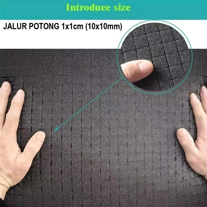 Busa Tas Custom Cut - Cotton Mesh Sponge block - Busa Pre Cut Custom for Kamera - Lensa - Drone - Ko