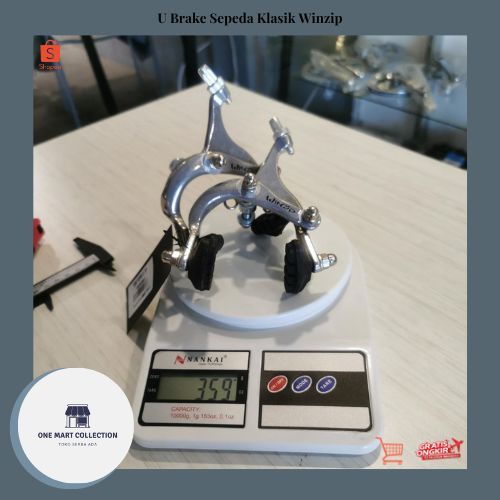 U Brake Sepeda Klasik Winzip Warna Chrome