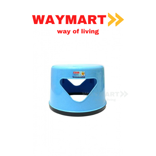 WAYMART - Bangku Jongkok Bulat Plastik Lion Star Kursi Injak Pendek Anak Japanese Stool Chair