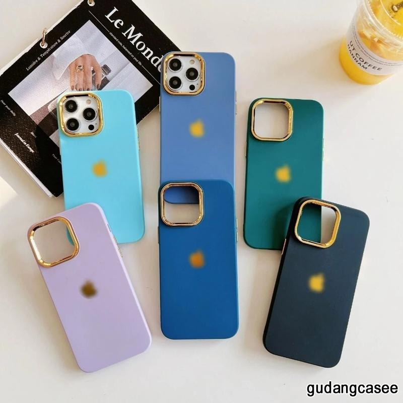 TPU01 CASE CASING GOLD CHROM COLOR FOR VIVO Y02 Y12 Y15S Y16 Y20 Y21 Y21S Y22 Y30 Y35 SILICONE COVER