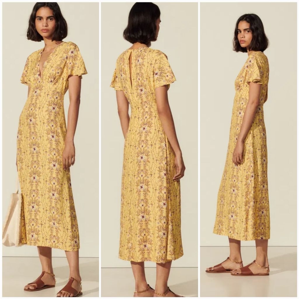 SANDRO print dress preloved