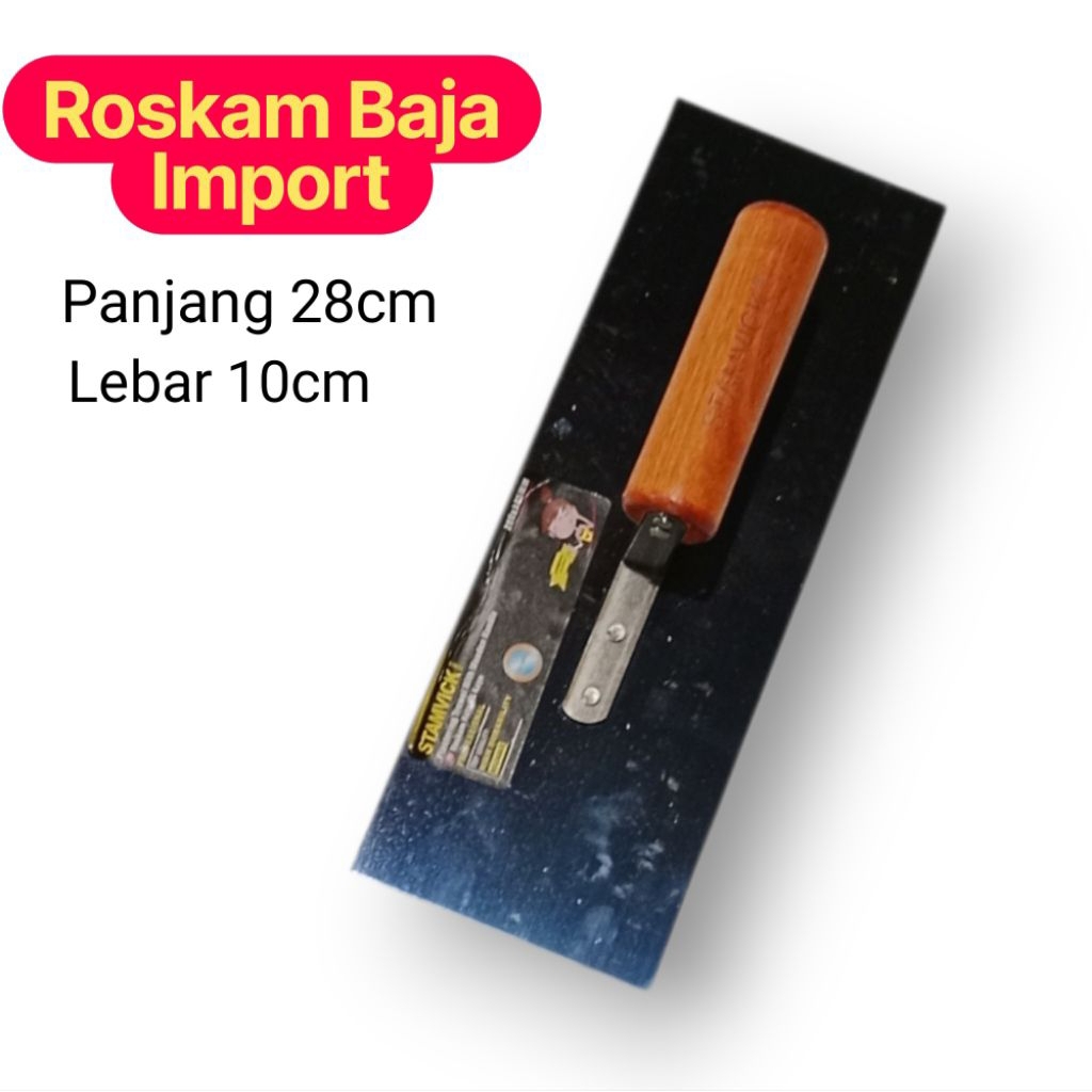 Roskam Baja Karbon Ukuran 28cm - Roskam Acian Import - Ringan, Kuat & Kokoh