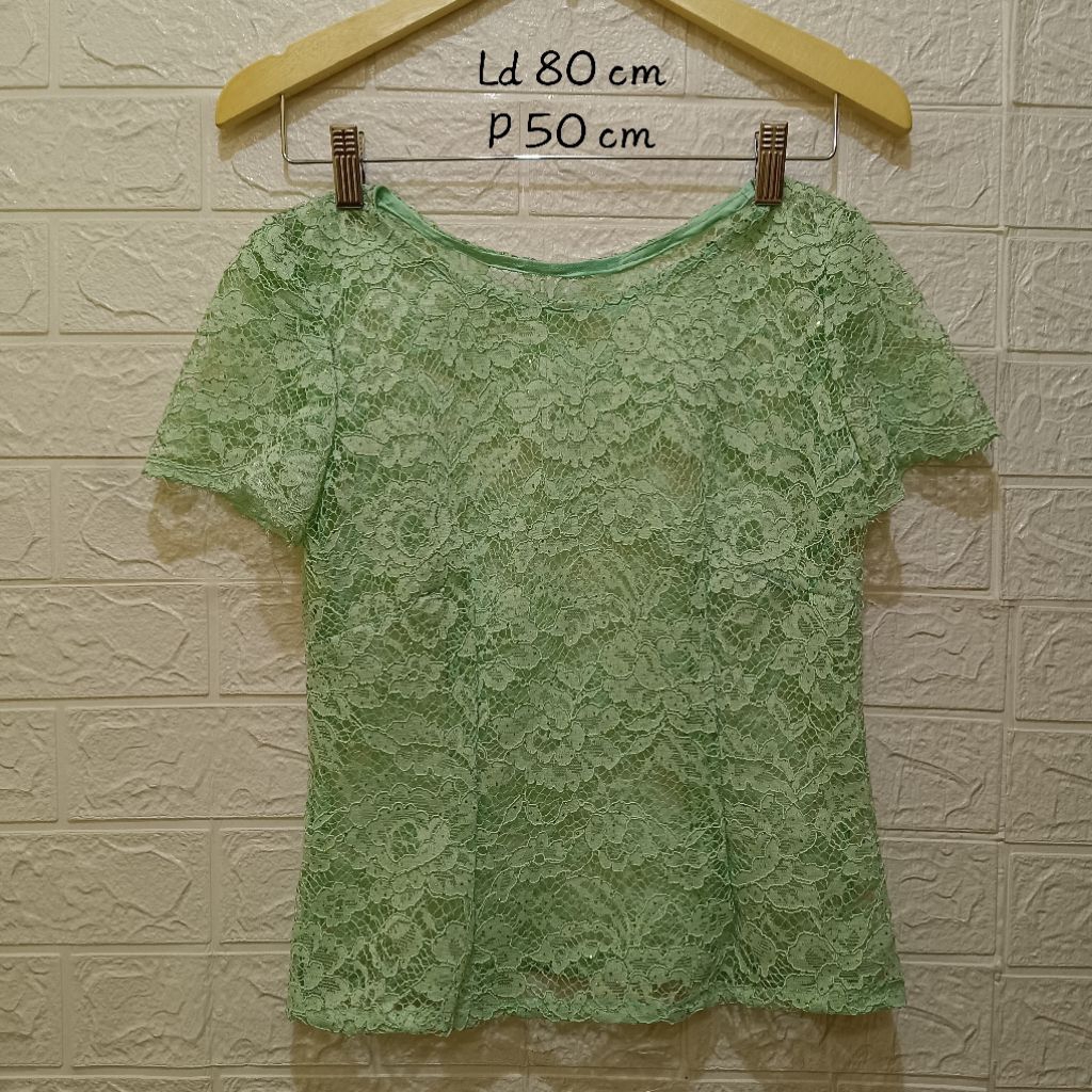 Atasan Brukat Anak Remaja Outer Brokat Preloved