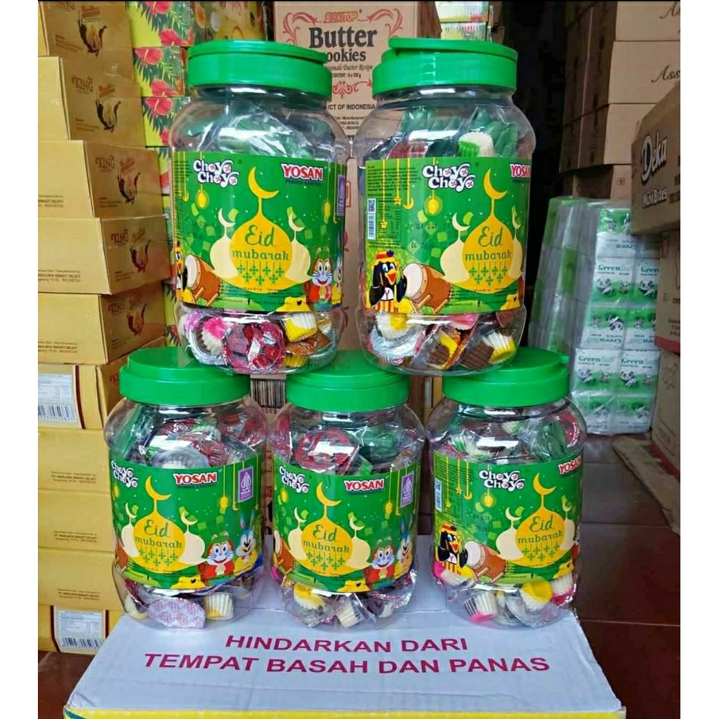 Choyo choyo Yosan Toples isi 60pcs / Choyo choyo rainbow / Coklat lebaran