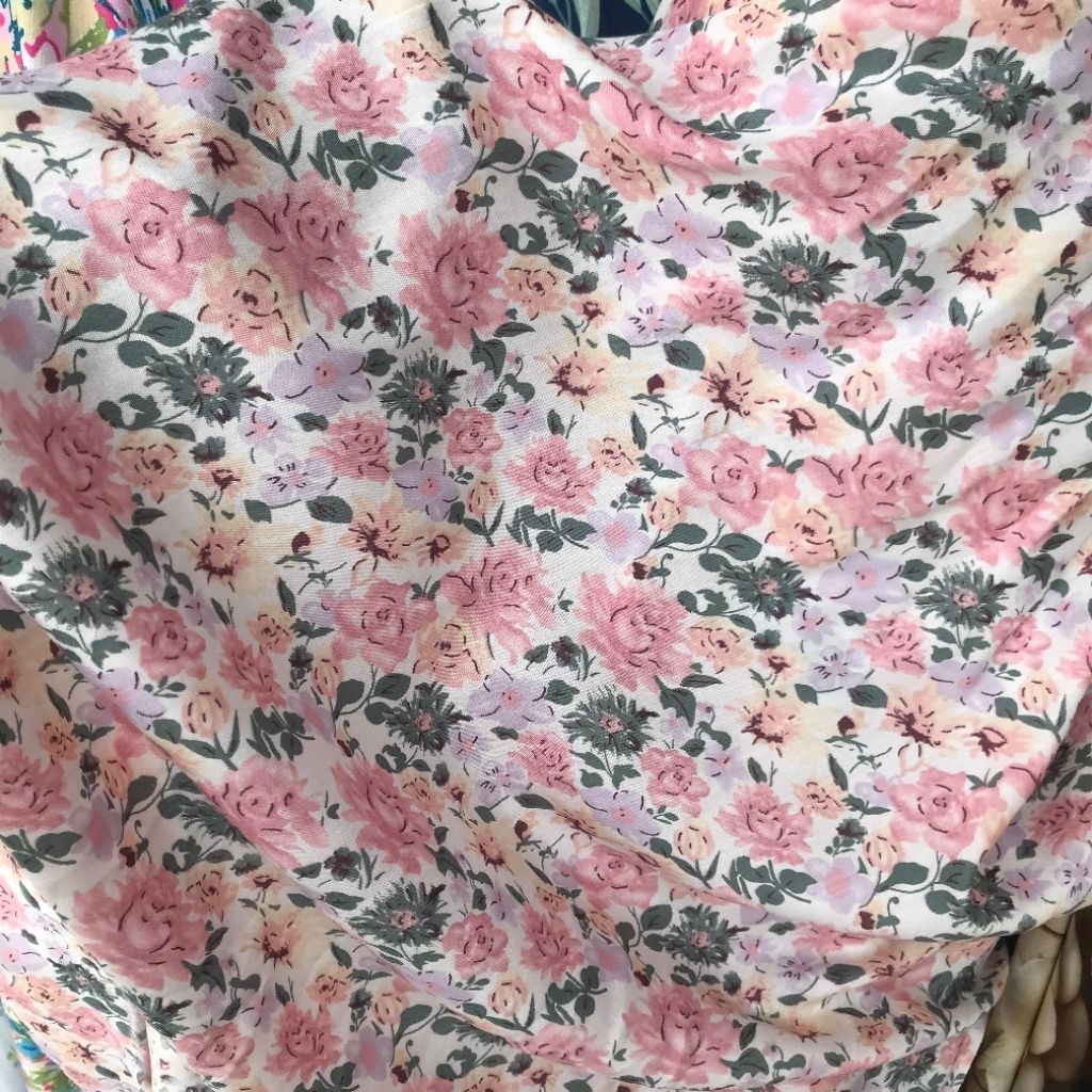 kain katun rayon Visvose motif bunga ~ kain katun rayon motif bunga kecil ~ kain katun rayon motif 3