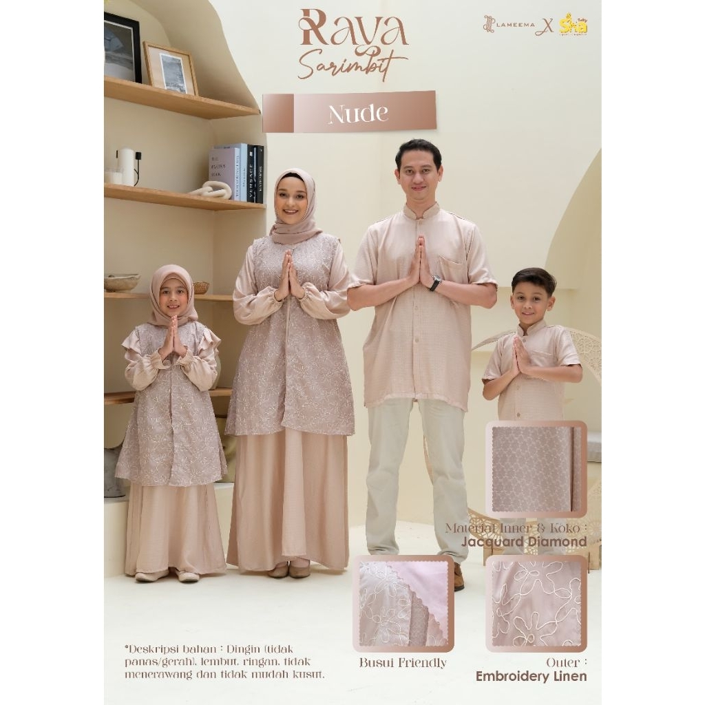 OPEN PO RAYA SARIMBIT BABYSHA / Baju Lebaran 2026 / Sarimbit Keluarga