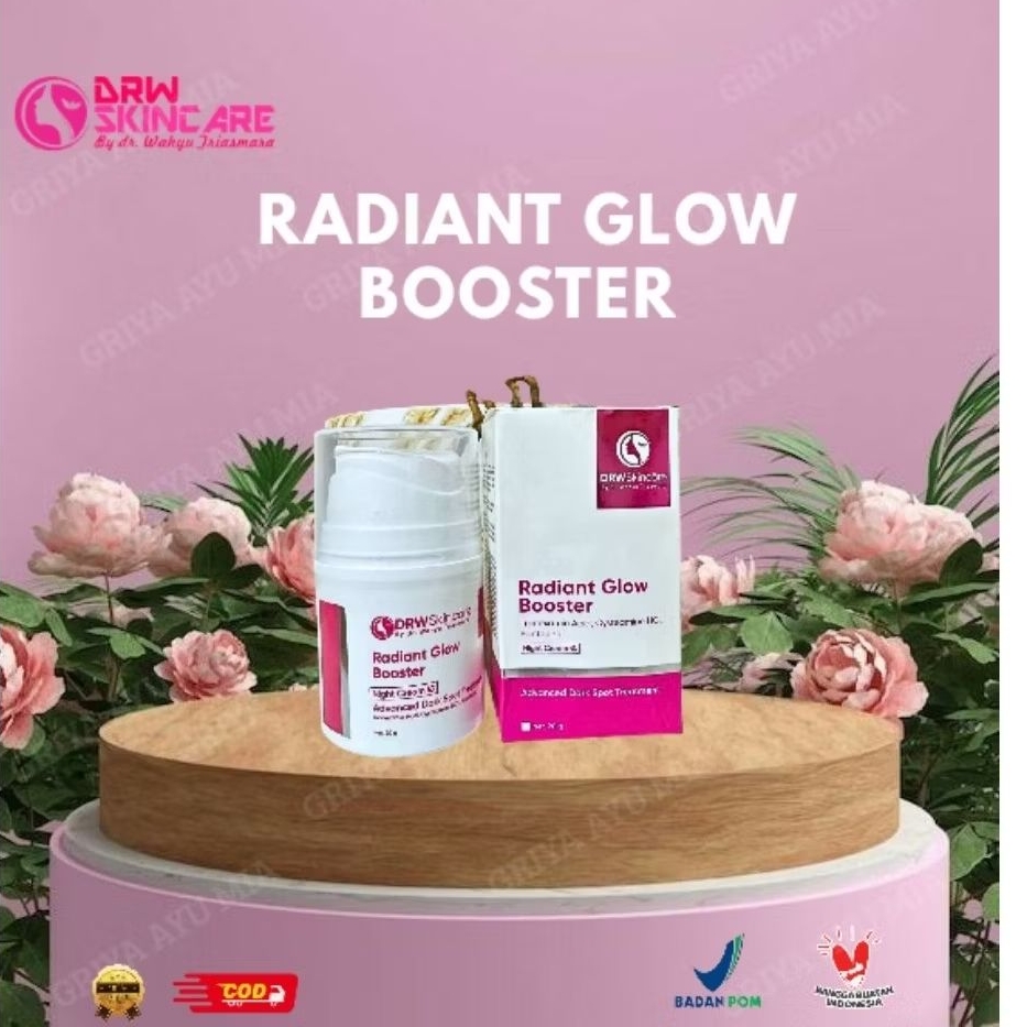 Drw Skincare Radiant Glow Booster Krim Malam Flek Hitam