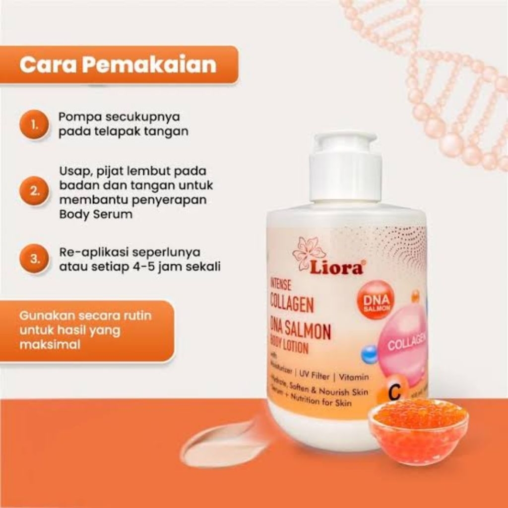 LIORA BODY LOTION DNA SALMON