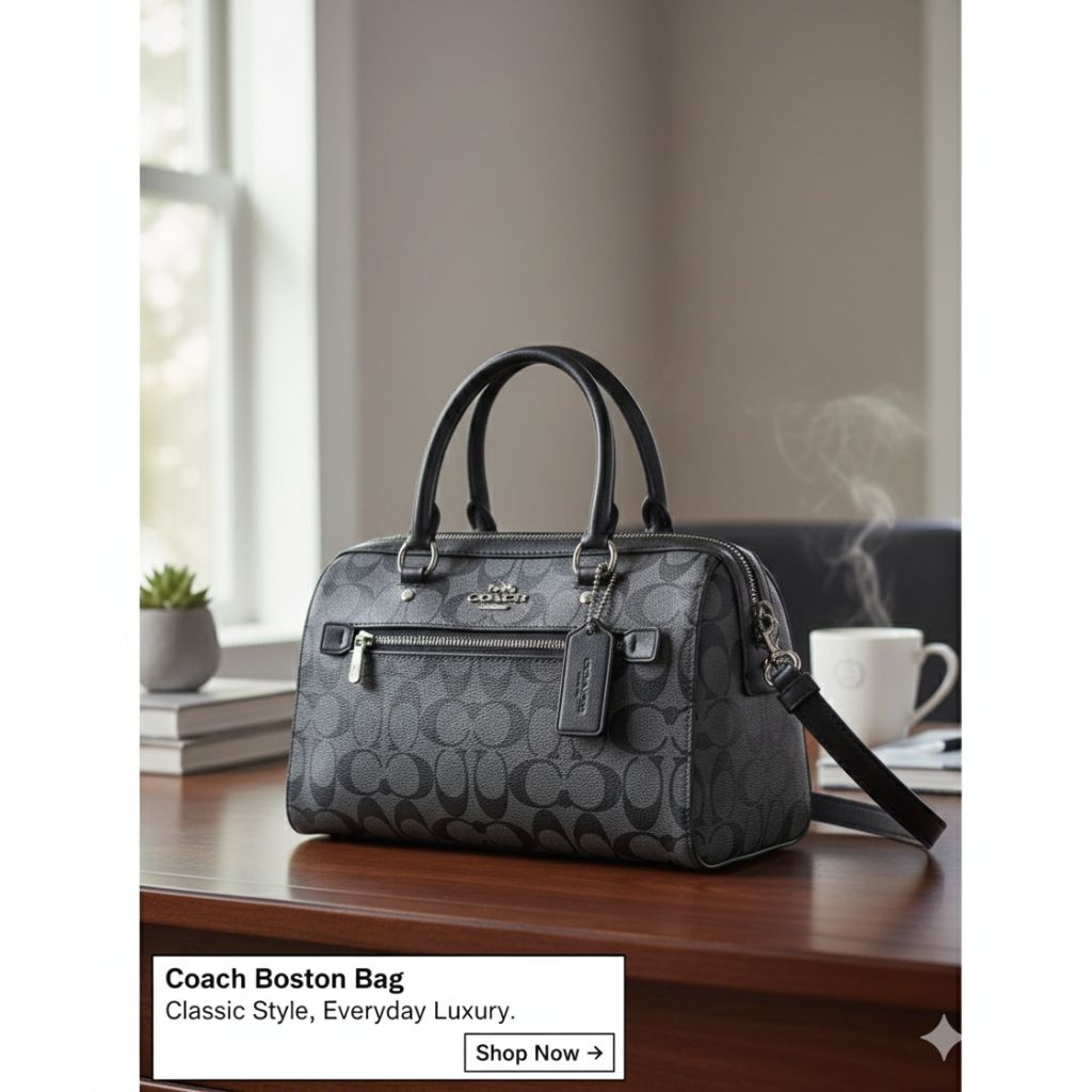 COACH Rowan Signature, Satchel Bag, Preloved