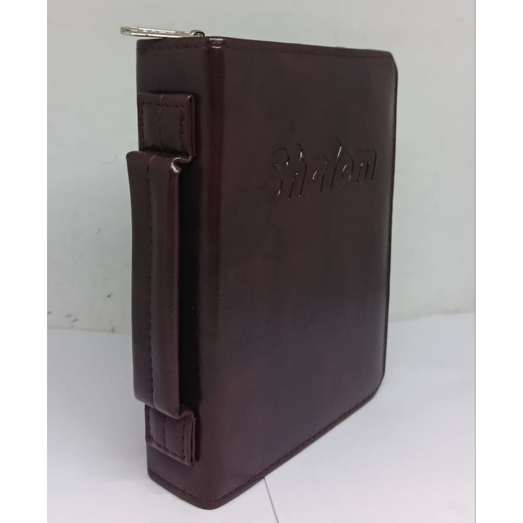 SAMPUL ALKITAB BESAR KJ KULIT TULISAN SHALOM