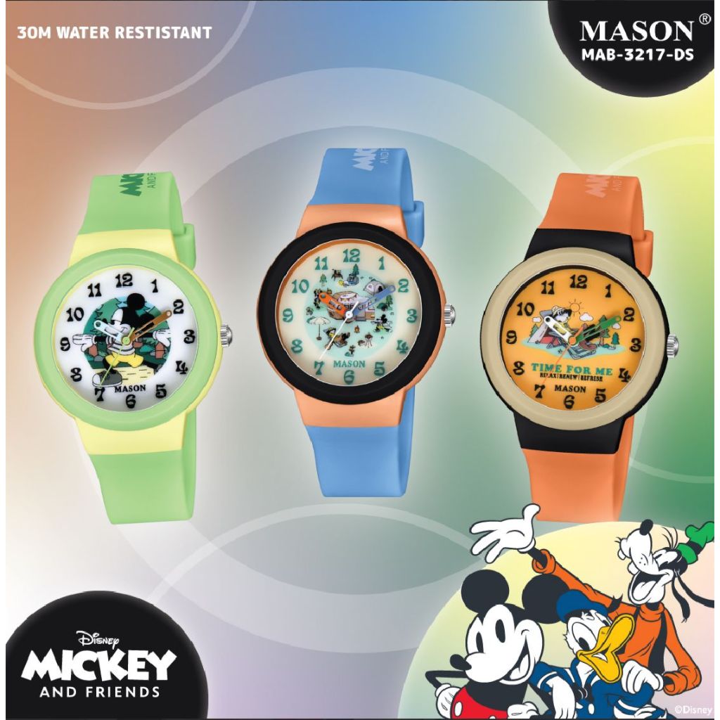 Jam Tangan Anak MASON MAB-3217 Special Edition DISNEY Mickey & Friends Original