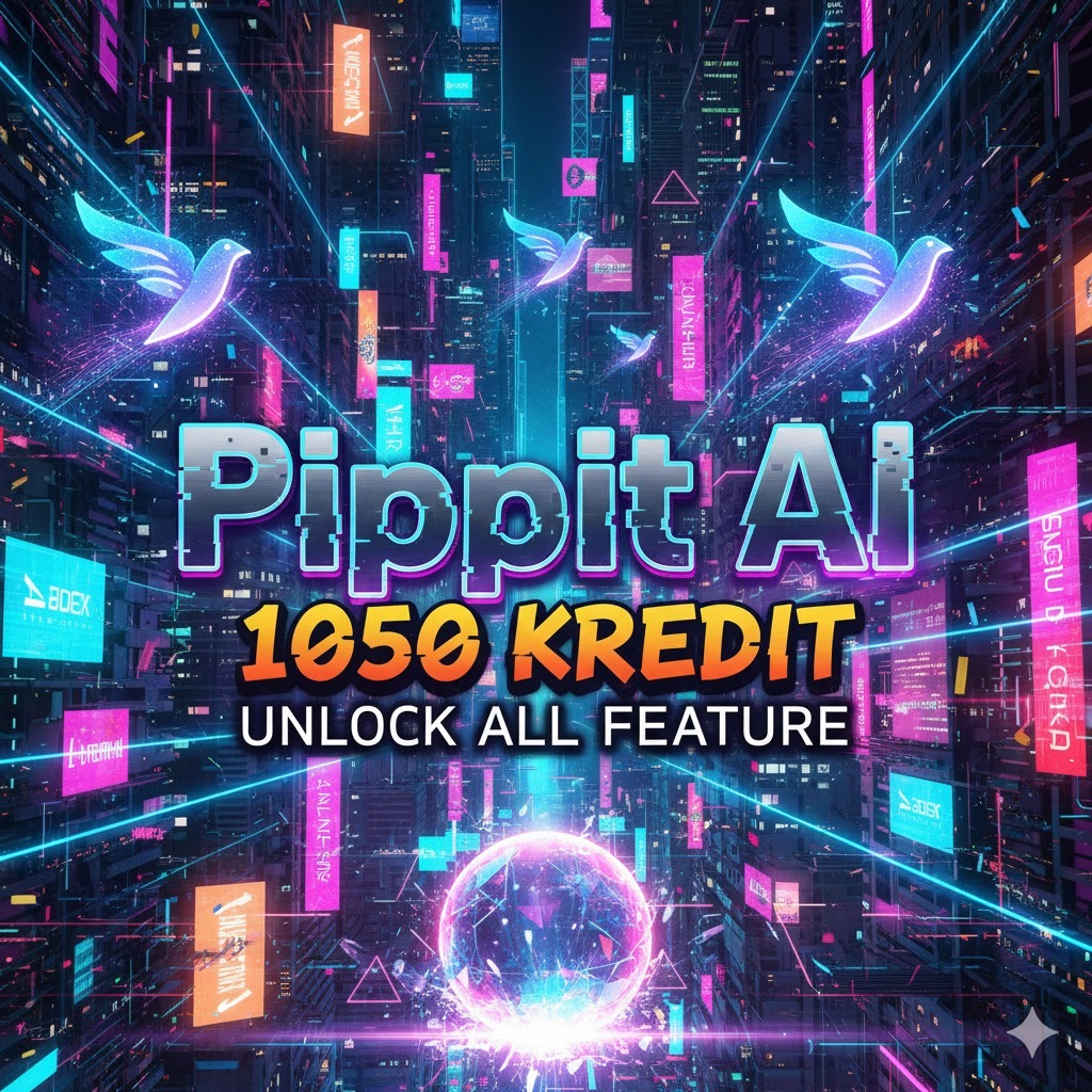 Pippit AI 1050 Kredit – Akses Penuh Semua Fitur