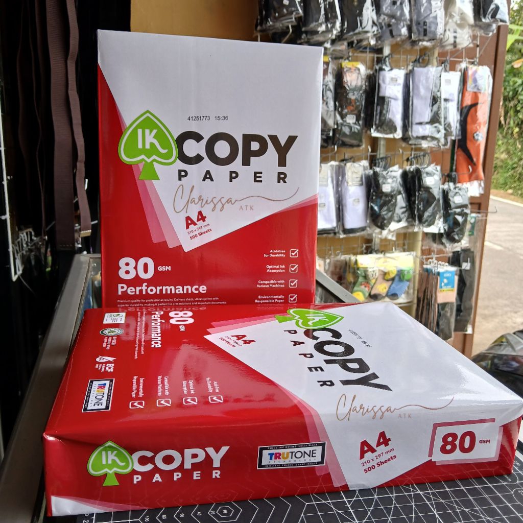 IK Copy Paper A4 80GSM 1 RIM 500 LMBR