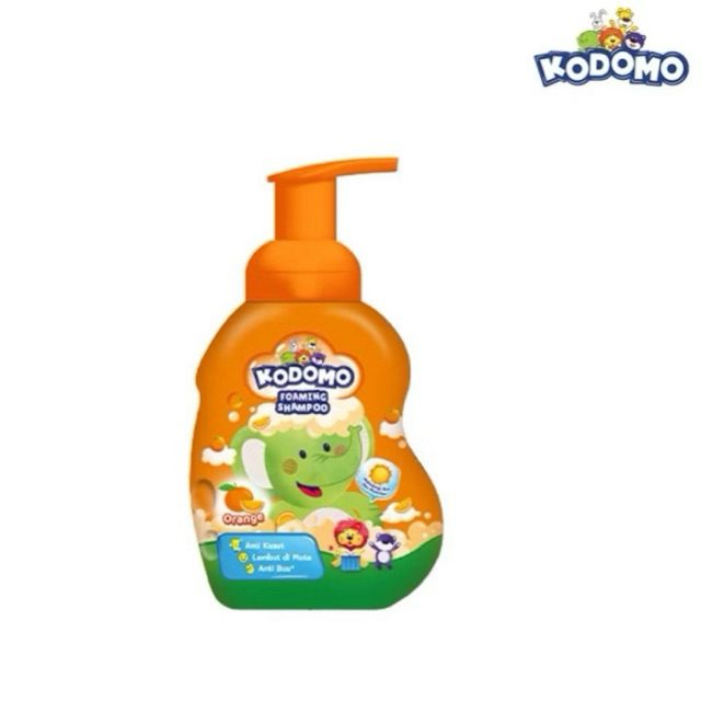 Kodomo Foaming Shampoo Orange 250ml | Kodomo Shampoo Anak