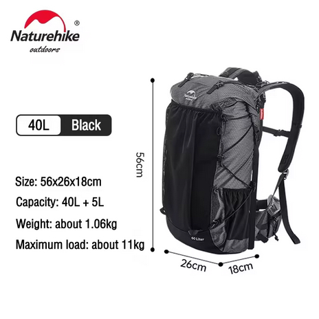 CARRIER ROCK SERIES 40+5L NATUREHIKE NH20BB113