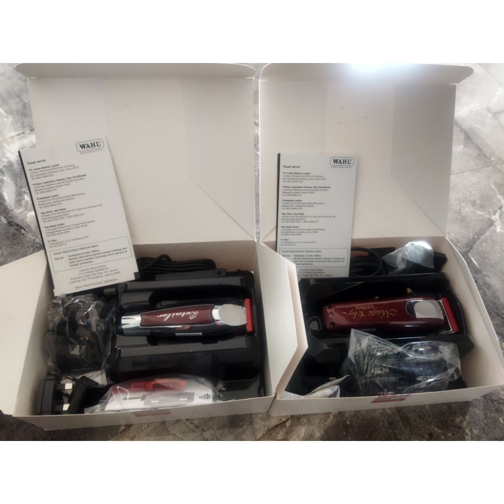 CLIPPER WAHL MAGIC CLIP CORDLESS & TRIMMER WHAL DETAILER