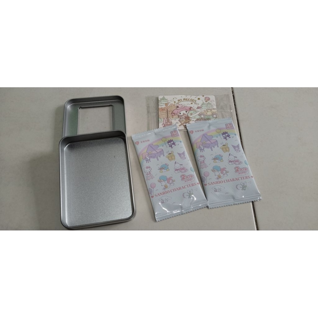 tin can box kaleng kartu sanrio kode g