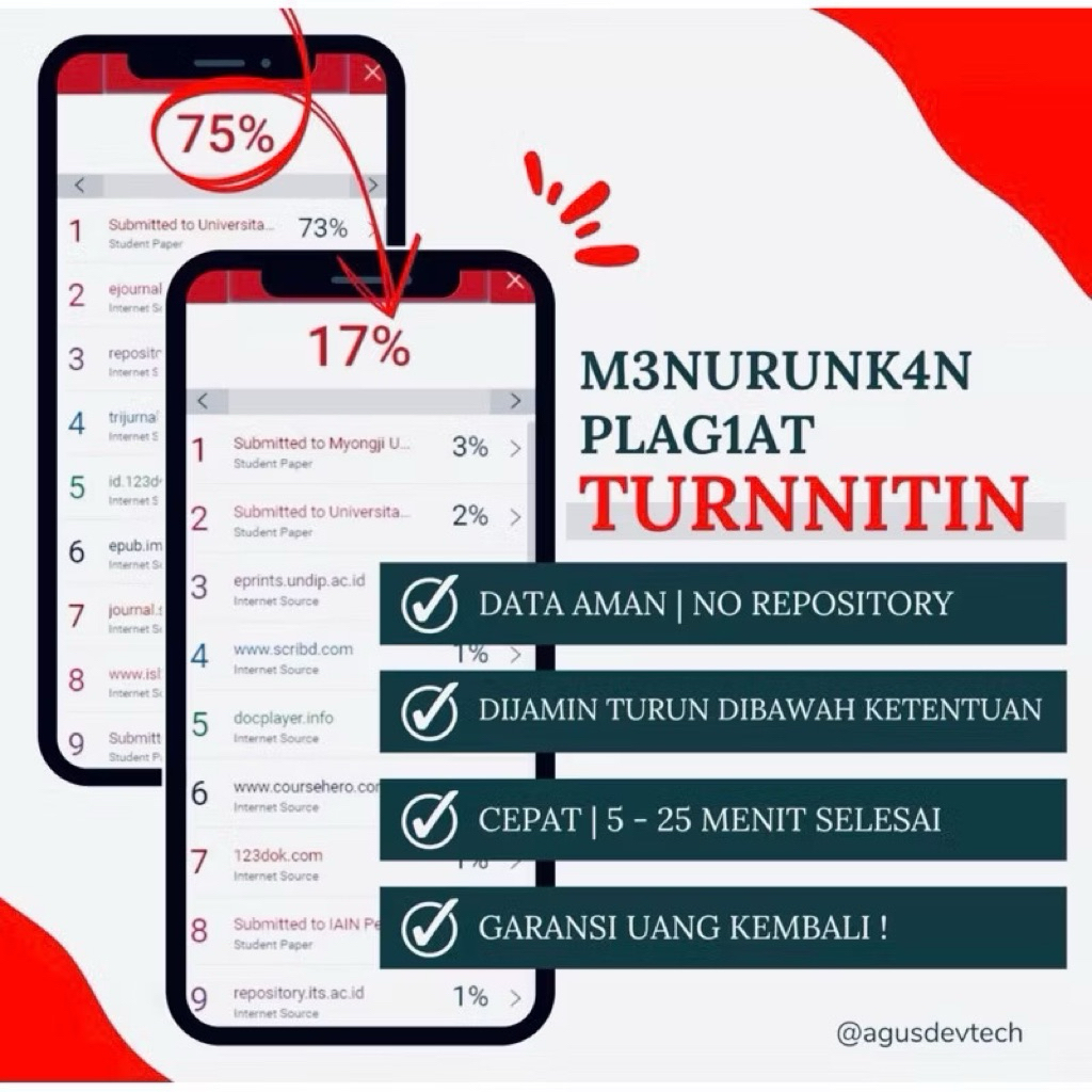 Menurunkan Skor Plagiat Turnitin Aman Tanpa Parafrase