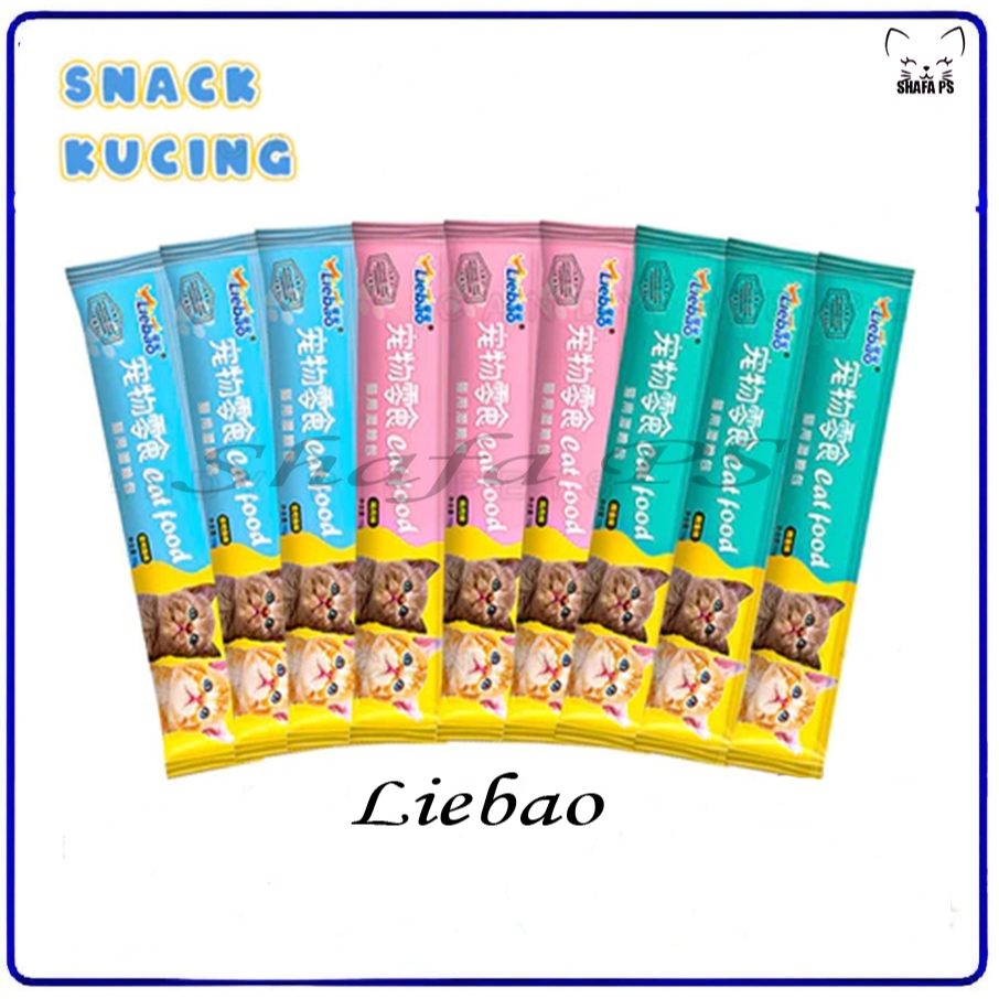Liebao Cat Snack Kucing Creamy 15gr Grain Free