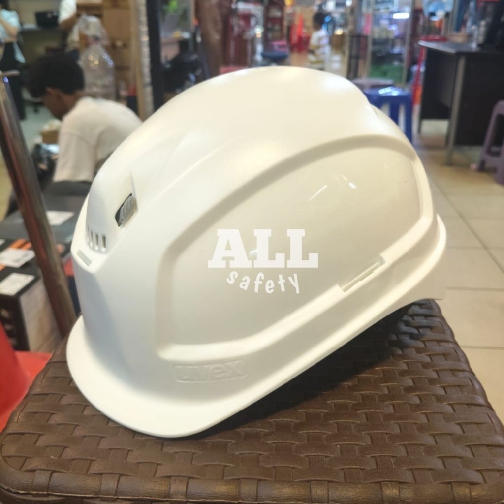 Helm safety Uvex B-SWR Pheos putih 9772031 original 100% / safety shoes helm uvex bswr pheos bersert