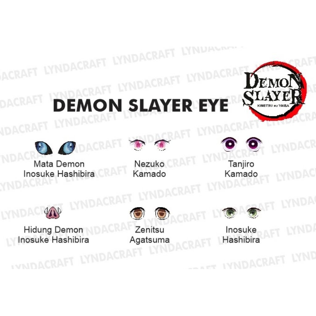 demon eyes mata demon rajut boneka timbul