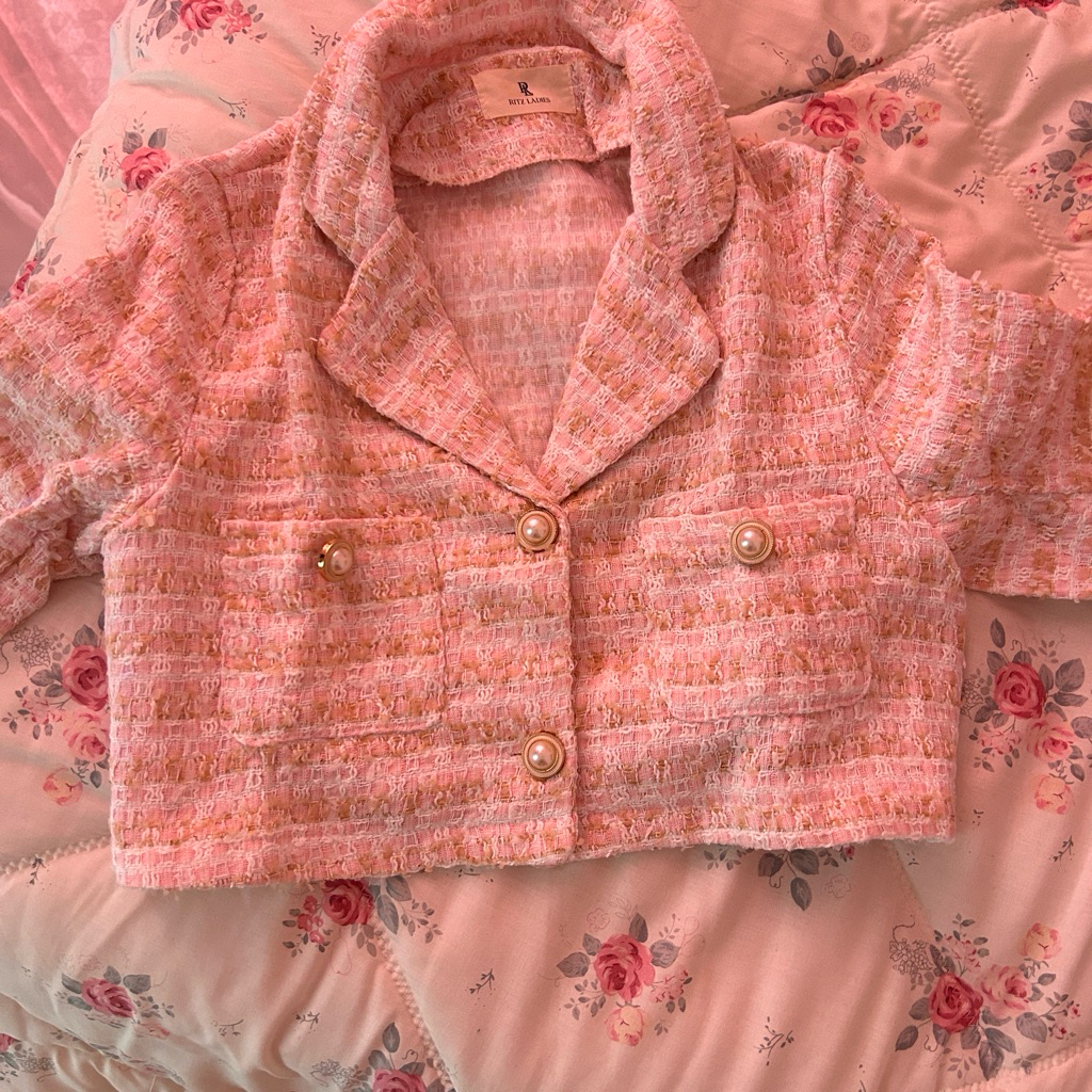 preloved tweed blazer