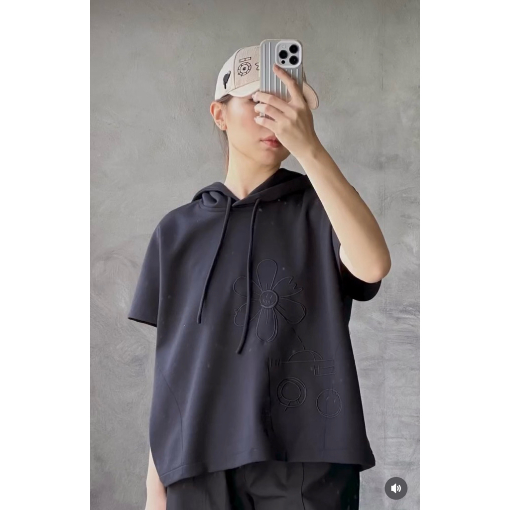 Eunoia x Robokite x Antidotstudios - User Hoodie Top [Preloved]